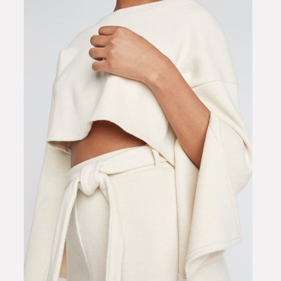 1158 NWT Choosy Elsa Crop Sweater – Size XS – Cream - Picture 2 of 12